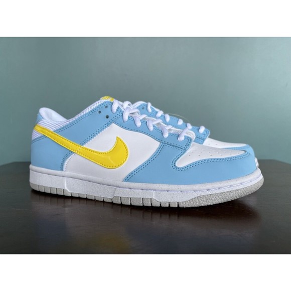 Nike Dunk Low GS "Homer Simpson" Size 6.5Y/Women's Size 8 DX3382-400 - Picture 2 of 12